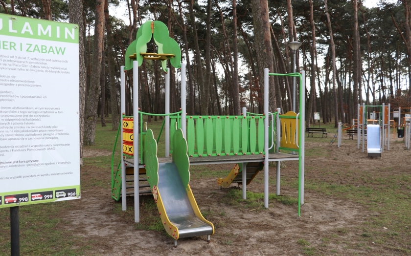 Tablice informacyjne w&nbsp;"Lasku" przy ulicy Leśnej