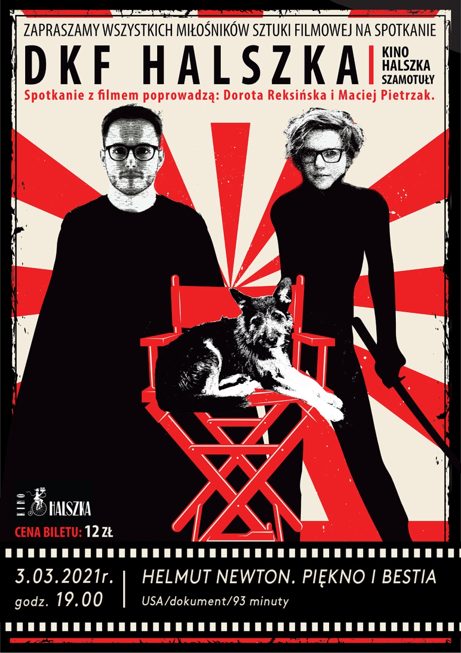 HELMUT NEWTON. PIĘKNO I BESTIA - plakat seansu filmowego
