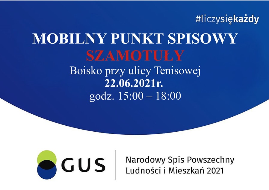 Plakat - Mobilny Punkt Spisowy.
