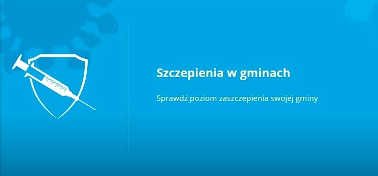 Grafika - szczepienia w gminach.