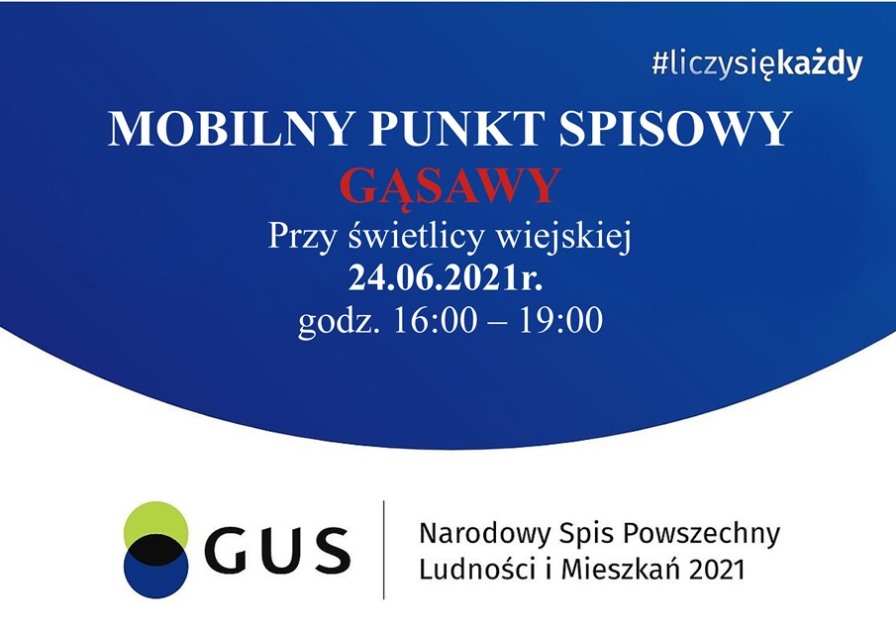 Plakat - Mobilny Punkt Spisowy.