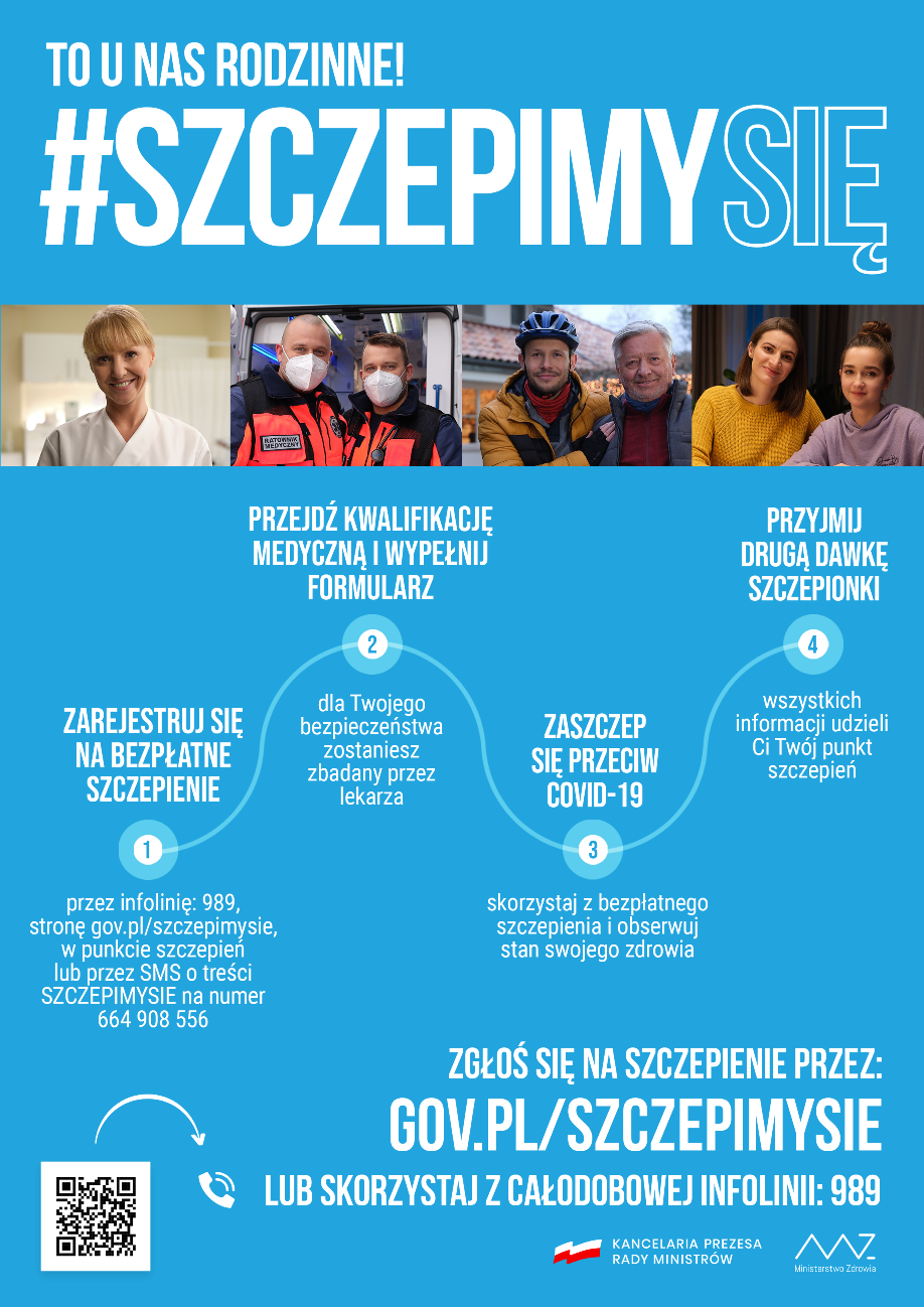 Plakat - Szczepimy Się.