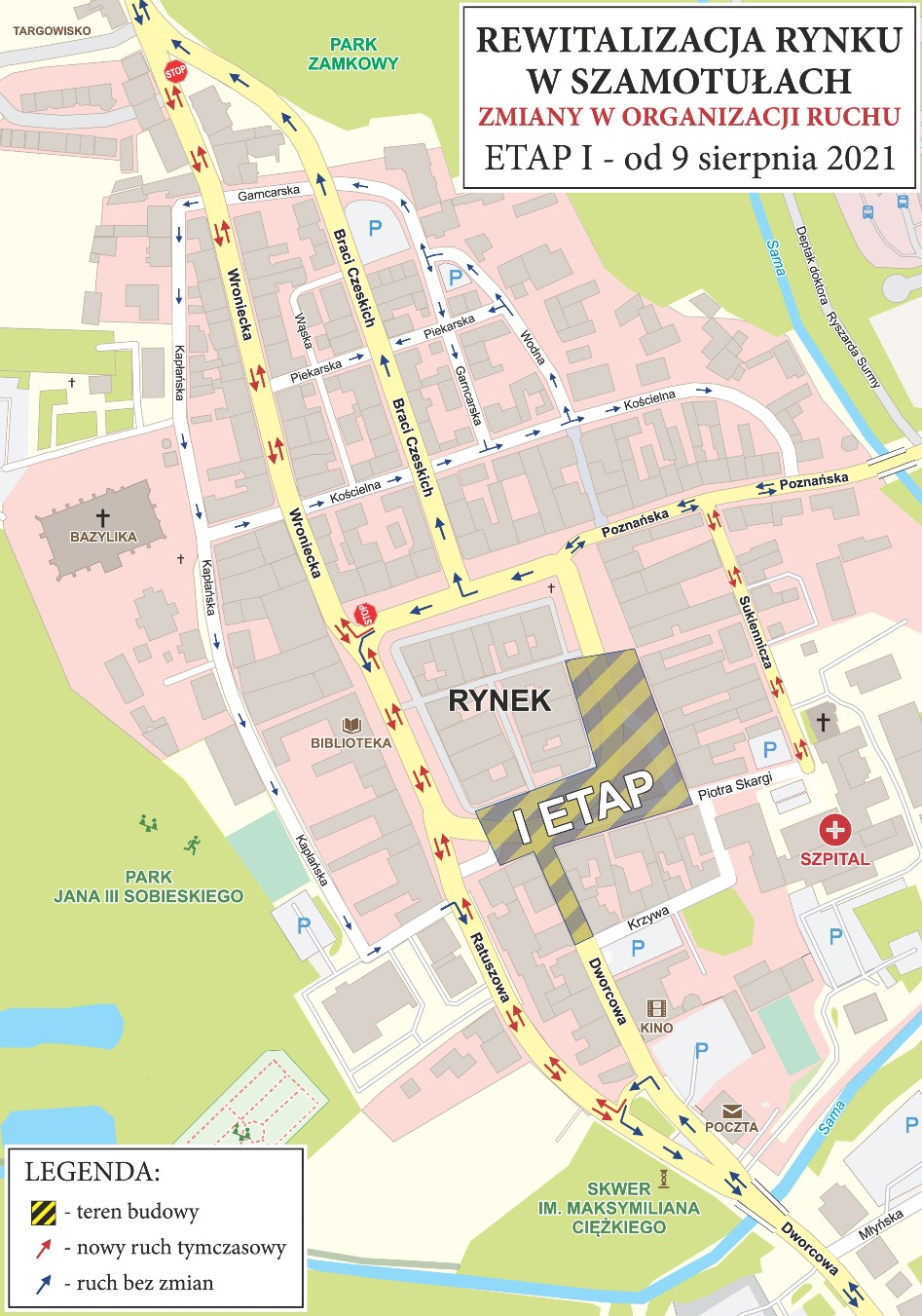Grafika - nowa organizacja ruchu - Rynek.