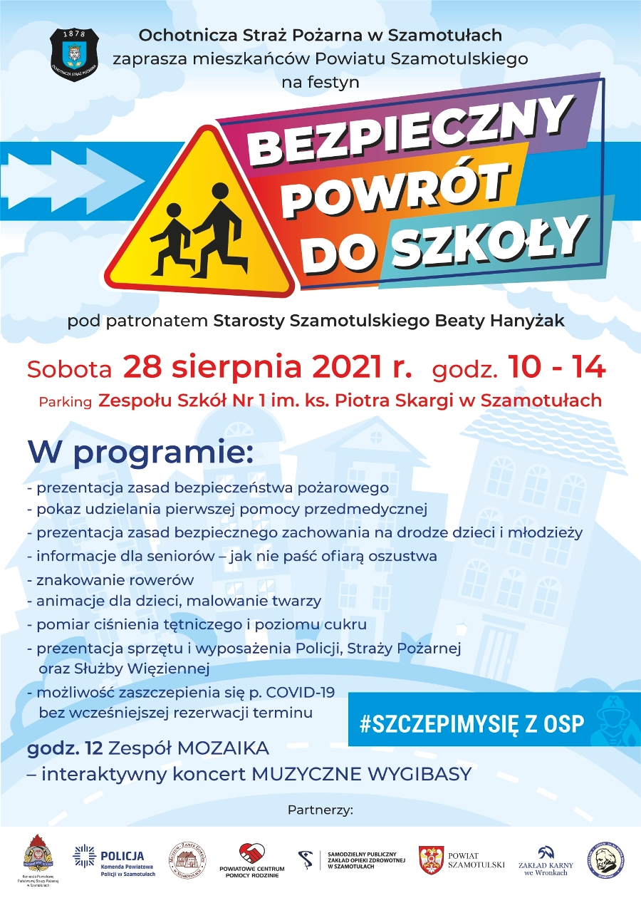Plakat - Bezpieczny powrót do szkoły