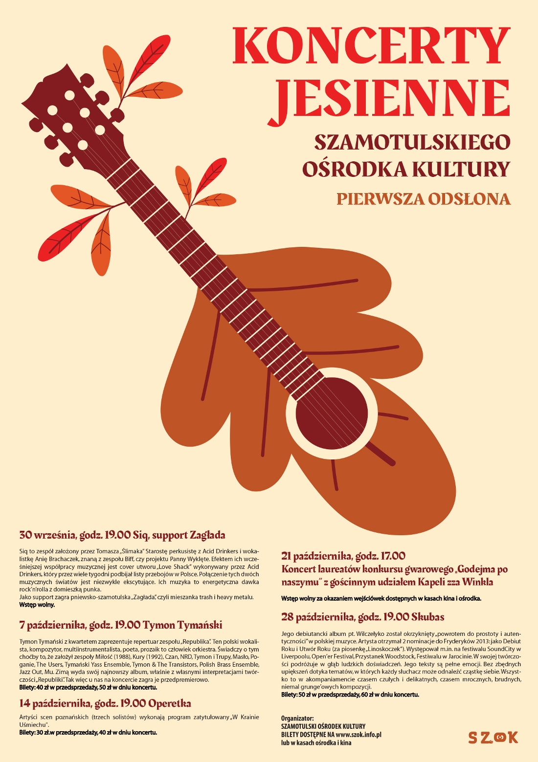 Plakat - Koncerty Jesienne Plakat - Koncerty Jesienne
