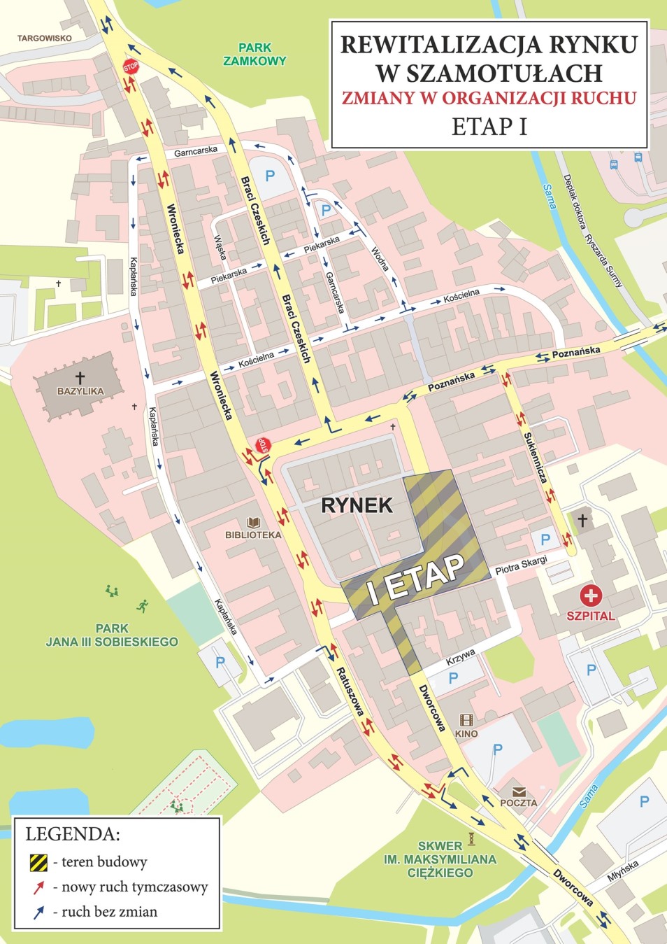 Plakat - Rynek Szamotulski - Komunikat Plakat - Rynek Szamotulski - Komunikat