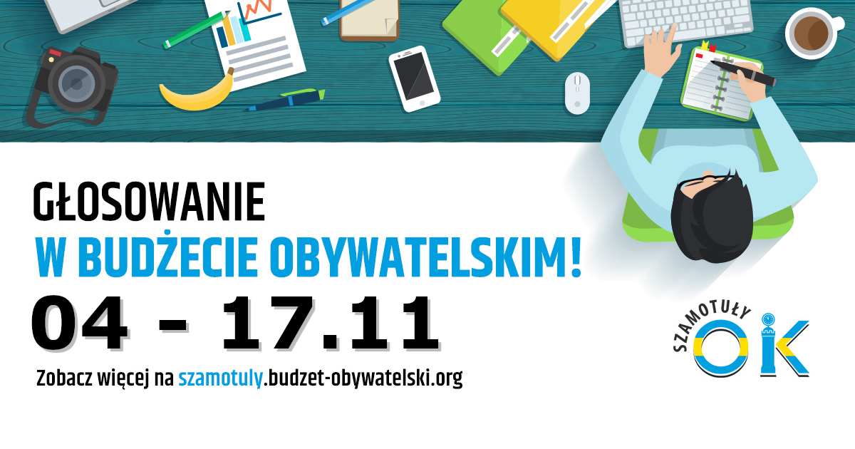 Grafika - Glosowanie w Budżecie Obywatelskim