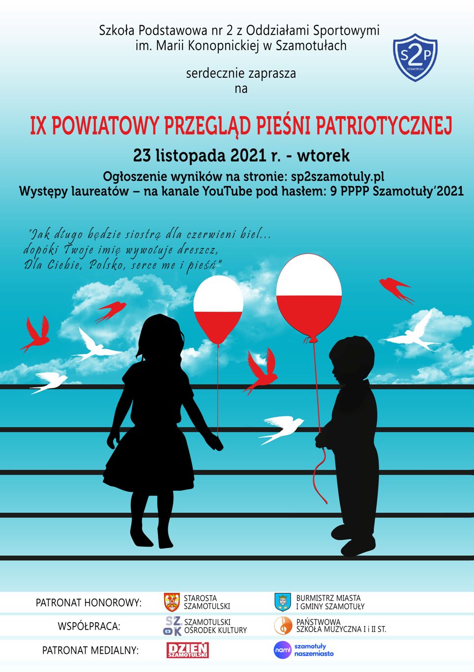 Plakat - Przegląd Pieśni Patriotycznej