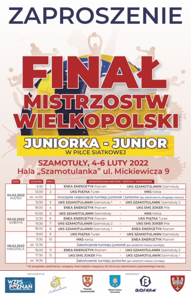 Plakat - Finał Mistrzostw Wielkopolski