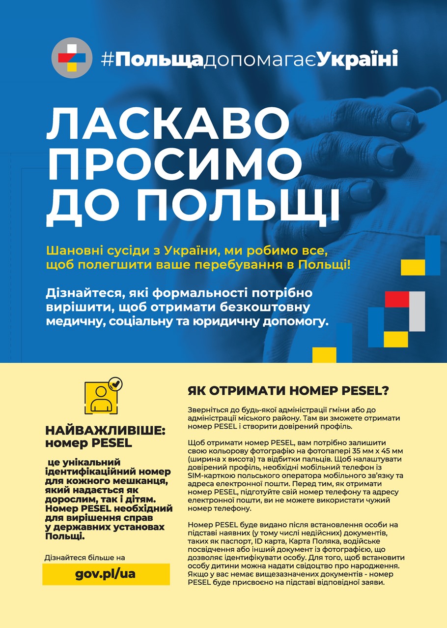 Grafika - ulotka PESEL