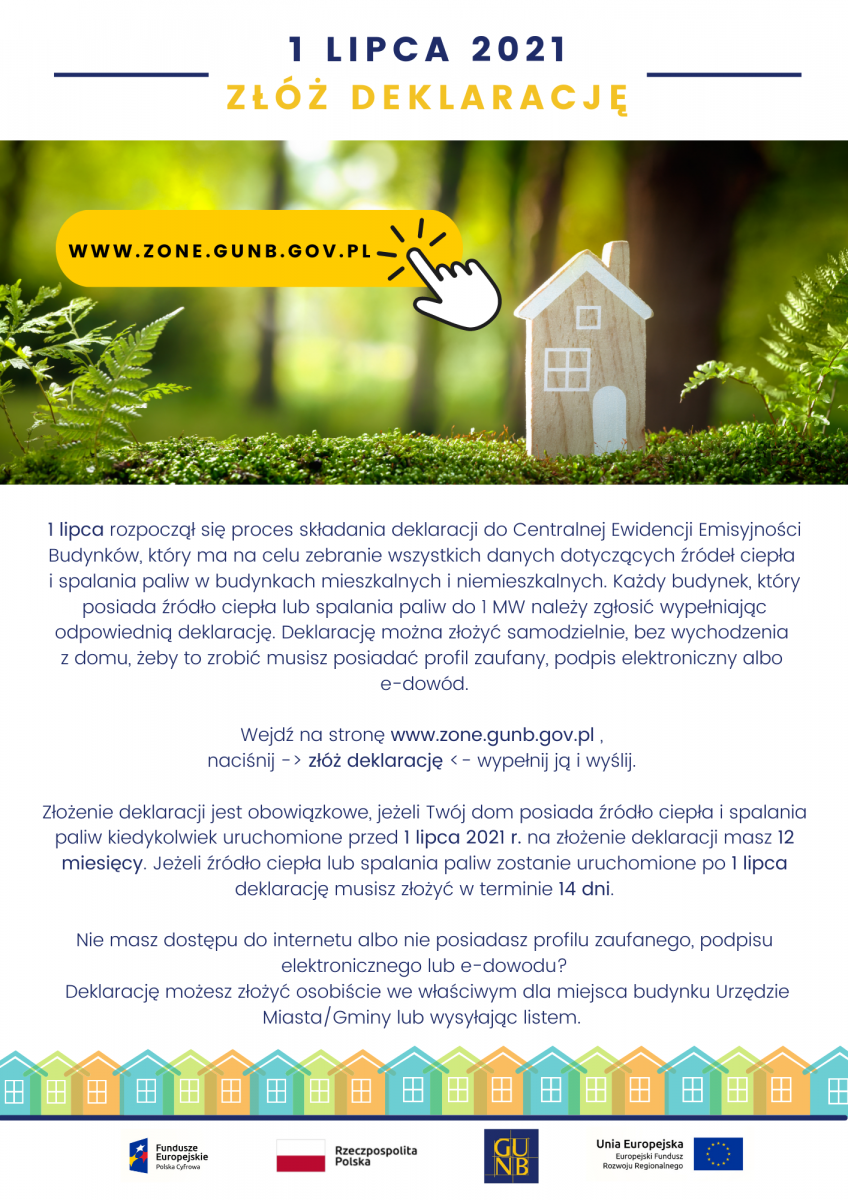 Plakat - Zgłoszenie ogrzewania do CEEB
