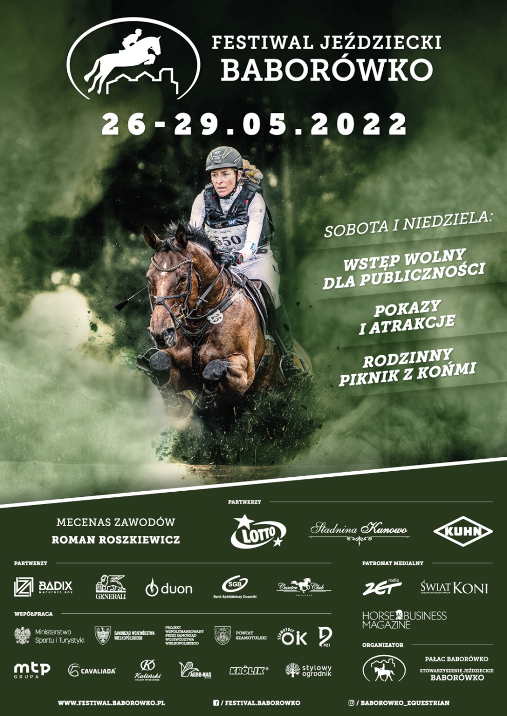 Plakat - Festiwal Jeździecki Baborówko