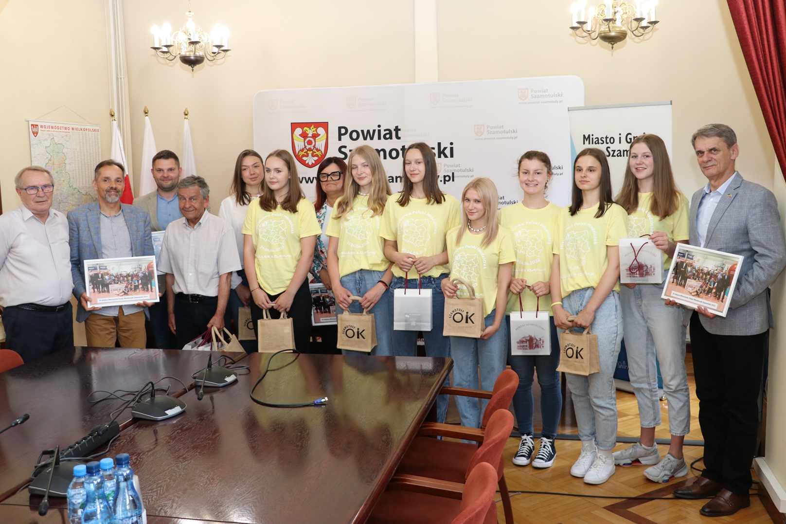 Foto - wręczenie nagród UKS Szamotulanin