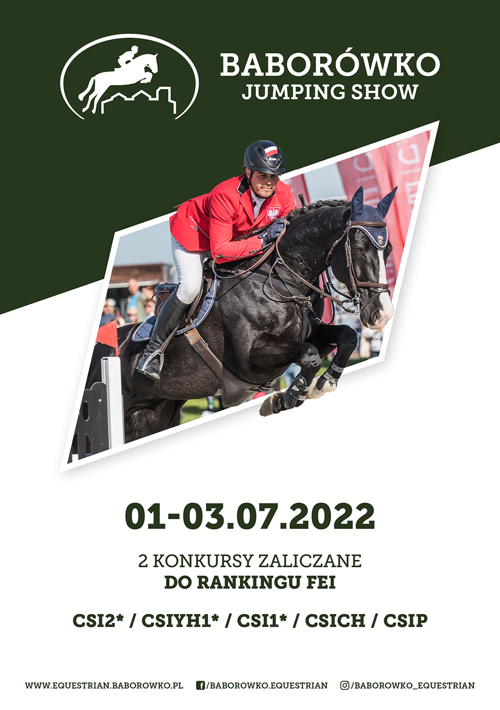 Plakat - Baborówko Jumping Show 2022 Plakat - Baborówko Jumping Show 2022
