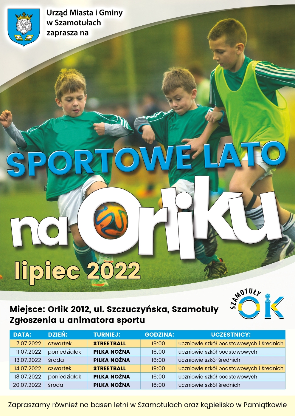 Plakat - Sportowe Lato na Orliku