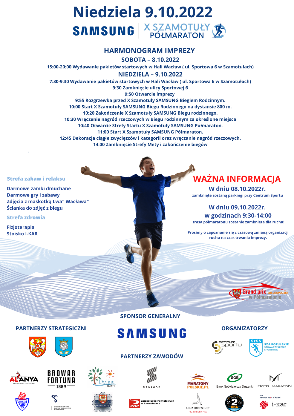 Plakat - Szamotuły Samsung Półmaraton 2022