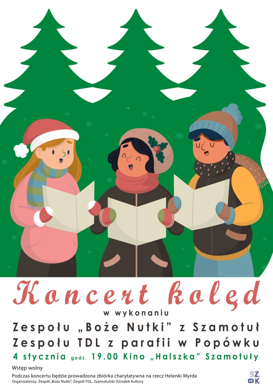 Plakat - Koncert Kolęd w Halszce