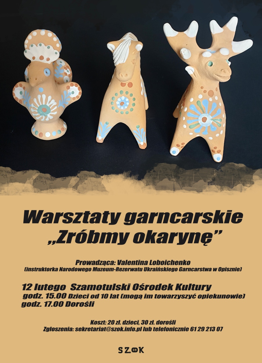 Plakat - Warsztaty Garncarskie
