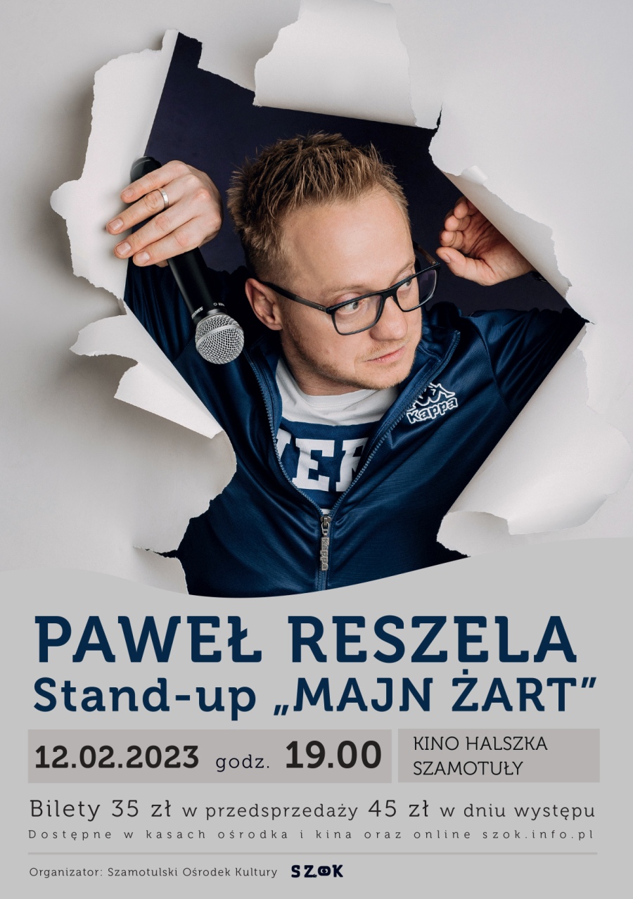Plakat - Paweł Reszela Stand-up Plakat - Paweł Reszela Stand-up