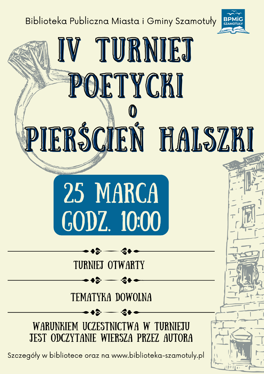 Plakat - Turniej Poetycki Plakat - Turniej Poetycki