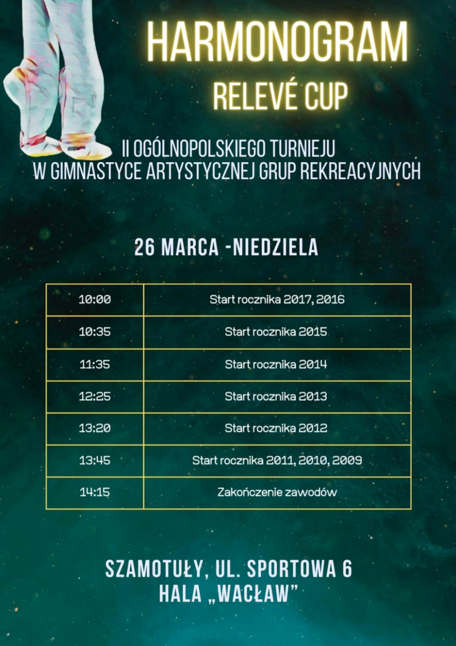 Plakat - Releve Cup