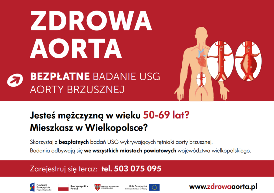 Grafika - Bezpłatne badanie USG aorty brzusznej