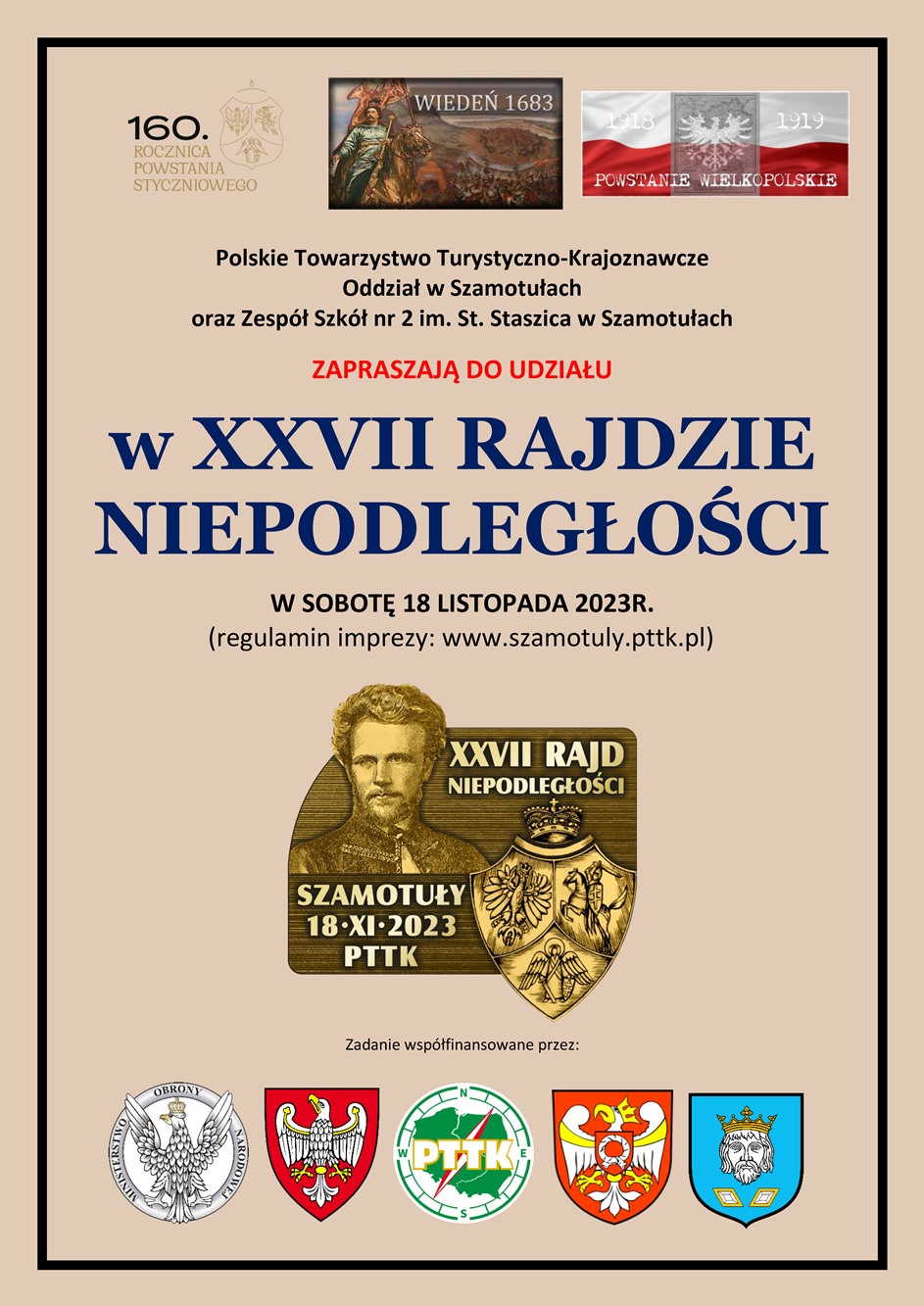 Plakat - Rajd PTTK