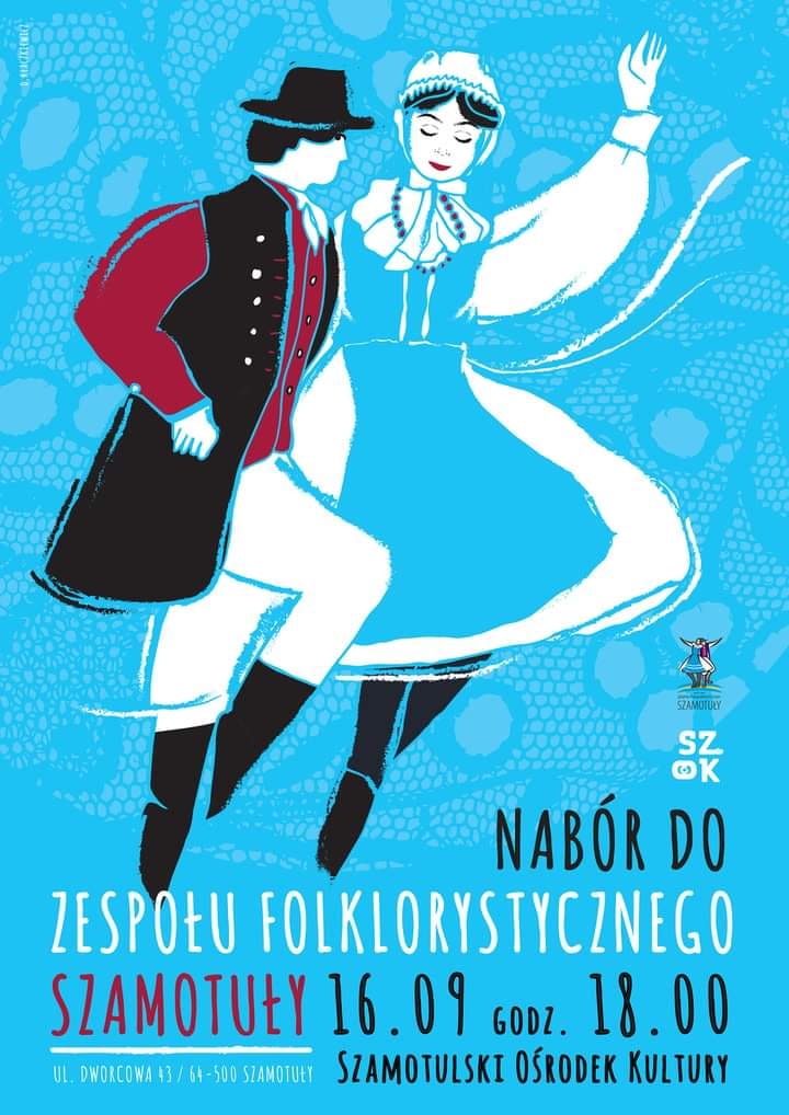 Plakat - Nabór do Zespołu Folklorystycznego