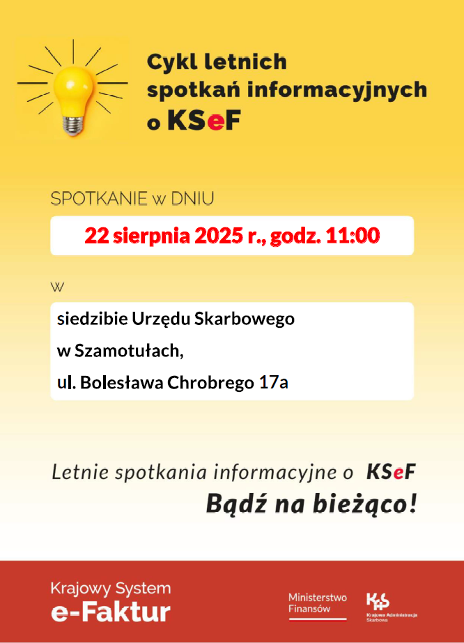 plakat informacyjny