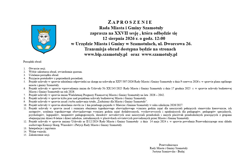 program sesji