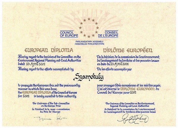 Dyplom Europy