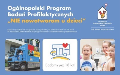 Zdjęcie do &bdquo;Nie nowotworom u dzieci" - zapisy