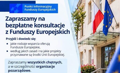 Zdjęcie do Bezpłatne konsultacje z Funduszy Europejskich