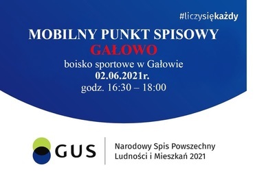 Zdjęcie do Mobilny punkt Spisowy w Gałowie!