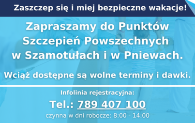 Zdjęcie do Aktualizacja wolnych termin&oacute;w szczepień