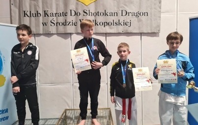Zdjęcie do KOLEJNE MEDALE Z OG&Oacute;LNOPOLSKIEGO TURNIEJU KARATE DLA SZAMOTULAN