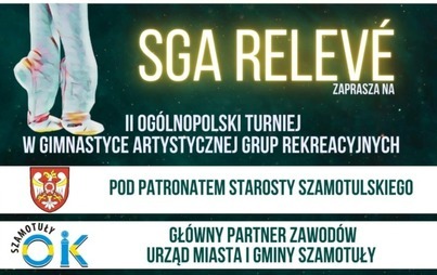 Zdjęcie do RELEV&Eacute; CUP - II OG&Oacute;LNOPOLSKI TURNIEJ W GIMNASTYCE ARTYSTYCZNEJ