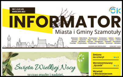 Zdjęcie do E-INFORMATOR - CZYTAJ PRZEZ INTERNET