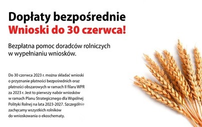 Zdjęcie do DOPŁATY BEZPOŚREDNIE DLA ROLNIK&Oacute;W