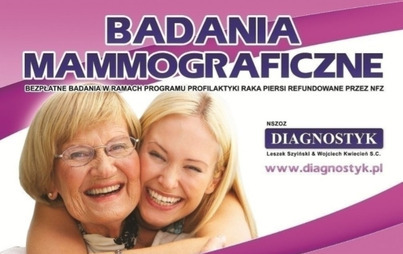 Zdjęcie do Bezpłatna mammografia!