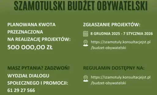 Zdjęcie do SZAMOTULSKI ZIELONY BUDŻET OBYWATELSKI