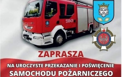 Zdjęcie do PRZEKAZANIE SAMOCHODU POŻARNICZEGO OSP