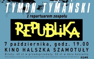Zdjęcie do TYMON TYMAŃSKI W KINIE HALSZKA