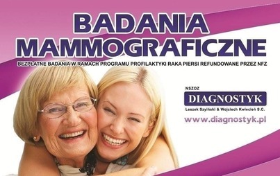 Zdjęcie do BADANIA MAMMOGRAFICZNE